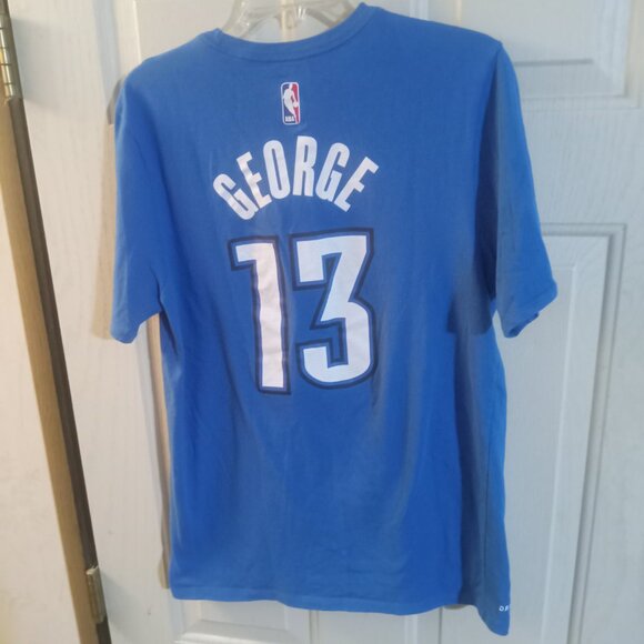 Nike Dri Fit Athletic Cut Oklahoma Thunder Paul George SS T Shirt Size L - Picture 5 of 8